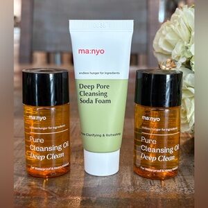 NEW ma:nyo PURE CLEANSING Oil & Deep PORE Cleansing SODA Foam MANYO!